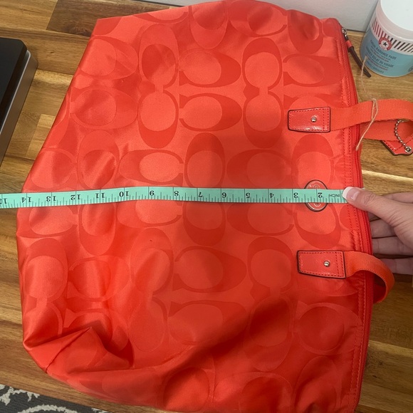 Coach bag orange, medium size great condition - Picture 15 of 15